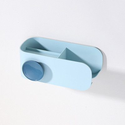 Új stílusú hajszárító tartó Falra szerelhető egyéb tároló állvány Többfunkciós szívórendszer Fürdőszoba dekorációs kiegészítők