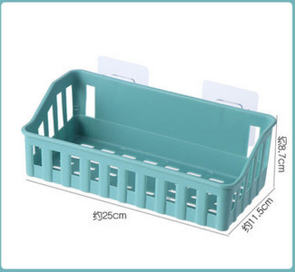 Többfunkciós falra szerelhető fürdőszobai tároló szívótartó polc szivacsos lefolyó állvány konyhai rendszerező fürdőszobai kiegészítők