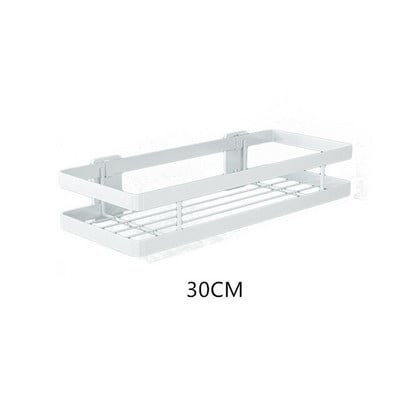 Vonios lentyna dušo šampūnas lentyna be grąžto juodas laikiklis 20-35 cm virtuvės sieninė lentyna vonios tualeto lentynos
