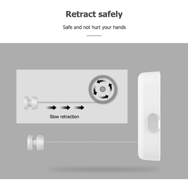 Behúzható ruhaszárító ruhasorrendező beltéri kültéri szárítóállvány Ruhaszárító állvány erkélyre való ruhaakasztó