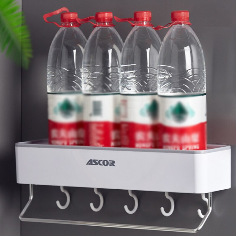 Többfunkciós fürdőszobai rendszerező polc Otthoni kert Fürdőszoba Kiegészítők Sampon Kozmetikai Tároló állvány fürdőkád konyhai törölközőtartó