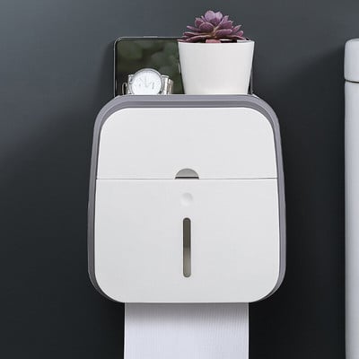 Papírtartó polcok hálószoba tárolására Rendező polc állvány WC fürdőszobai kiegészítők falra szerelhető otthoni szervezési cikkek