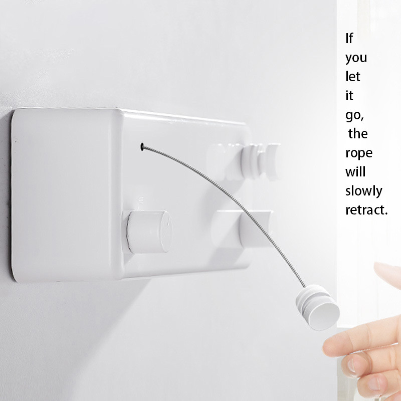 Drabužių linija Džiovintuvas Vonios kambario aksesuarai Džiovintuvas Baltas/Juodas/Auksinis/sidabrinis rūbų linijinis skalbinių džiovintuvas Dvisluoksnis