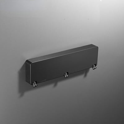 Ištraukiama skalbimo linija, pritvirtinta prie lyno, pritvirtinta prie sienos 3 eilių nerūdijančio plieno 6M drabužiai, ištraukiama skalbinių džiovinimo linija