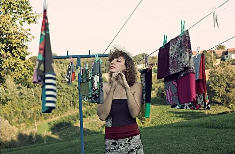 Drąsi lauko 10 metrų daugiafunkcinė neslidi vėjui atspari skalbinių virvė lauko džiovinimo antklodė skalbinių virvė balkonui