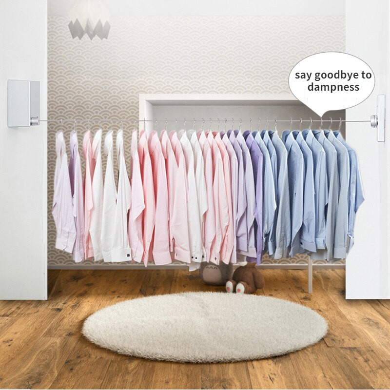 Sfat de rufe retractabil invizibil pentru interior Sfat de rufe cu perforare fără sârmă de interior Uscarea hainelor în aer liber