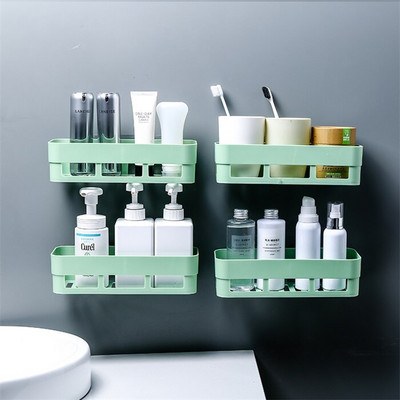 Fürdőszobakiegészítők Tárolópolc és állvány Vízálló úszópolc Lakásdekoráció Konyha Ingyenes lyukasztó falakasztó