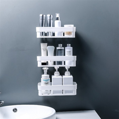 Fürdőszobakiegészítők Tárolópolc és állvány Vízálló úszópolc Lakásdekoráció Konyha Ingyenes lyukasztó falakasztó