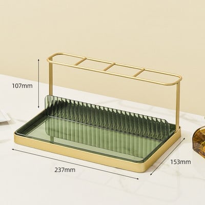 Elektromos fogkefe tartó Többfunkciós alapkeret tároló állvány fürdőszobai kellékek fogkefe fogkrém állvány polc pohártartó