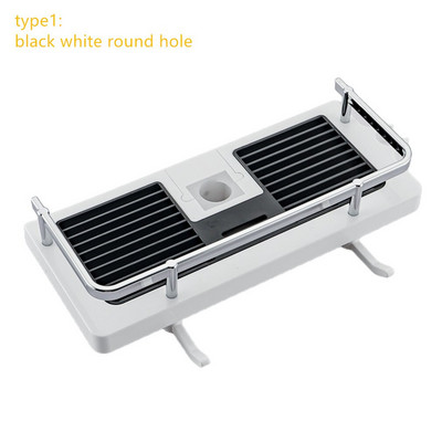 Uusim ühekihiline tasuta puurimine tõstmine dušipea lati hoiuriiul duširiiul šampoon kandik riiul Vannitoa hoiuriiul