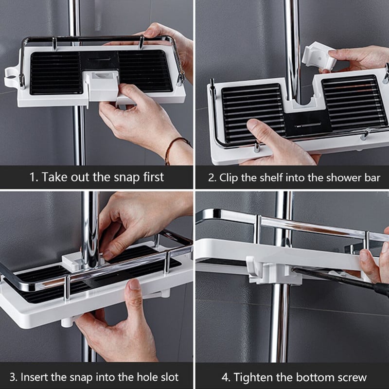 Dušo lentyna, pakeliama strypo laikiklis