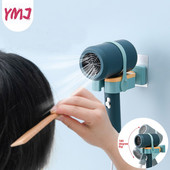 Fürdőszoba Lyukasztó falra szerelhető hajszárító állvány WC forgatható hajszárító tároló állványok Hajszárító állvány Fürdőszoba hardver