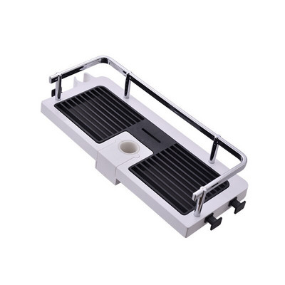 Zuhany tároló tartó Fürdőszoba polc rúd polcok sampon tálca állvány fúrás nélkül Emelő rúd zuhanyfej tartó állvány rendszerező