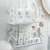 Creative Sieninė lentyna Vonios kambaryje Punch Nemokama laikymo lentyna 33cm Sieninė lentyna virtuvės svetainei