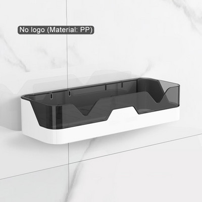 Seinale kinnitatav vannitoariiul ilma puur-WCta šampoonihoidja duširiiulid Köök Hoiukorv Meigikorraldaja Vannitoatarvikud