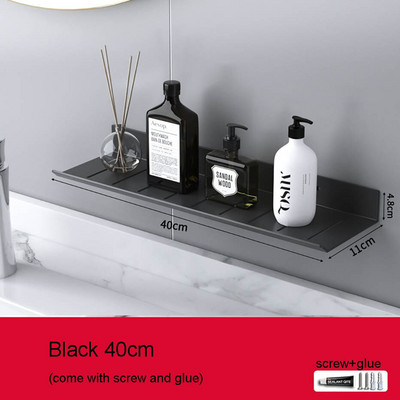 Alumíniumötvözet tárolópolc falra szerelhető/fúró falra akasztható állvány fürdőszobai zuhanypalackok kézi szappan kozmetikai tartó organzier