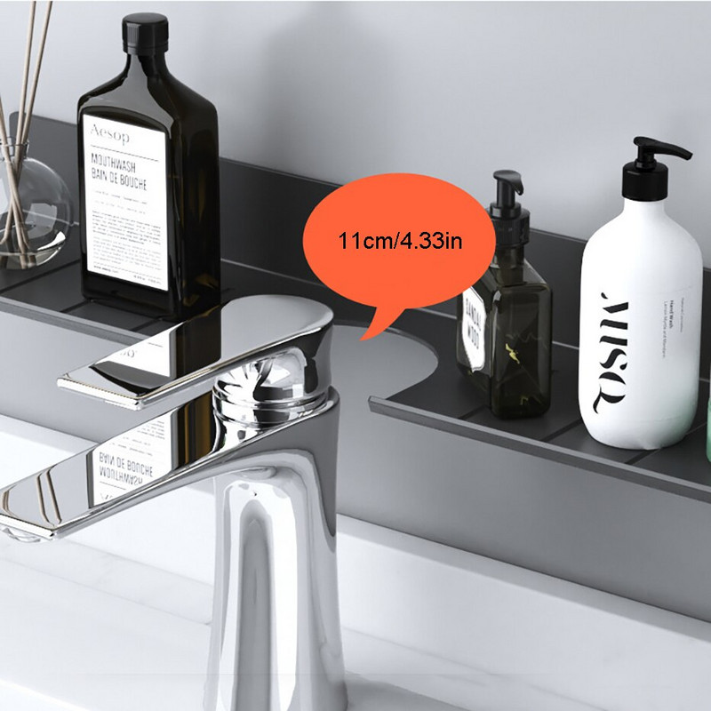 Alumíniumötvözet tárolópolc falra szerelhető/fúró falra akasztható állvány fürdőszobai zuhanypalackok kézi szappan kozmetikai tartó organzier