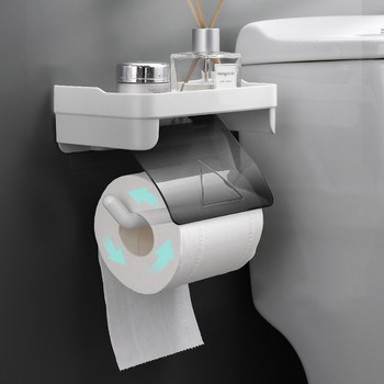 Βάση τοίχου Βάση χαρτιού τουαλέτας Αξεσουάρ χαρτιού ρολό κουζίνας Αξεσουάρ χαρτιού μπάνιου Αξεσουάρ ραφιών Θήκες αυτοκόλλητης διάτρησης χωρίς