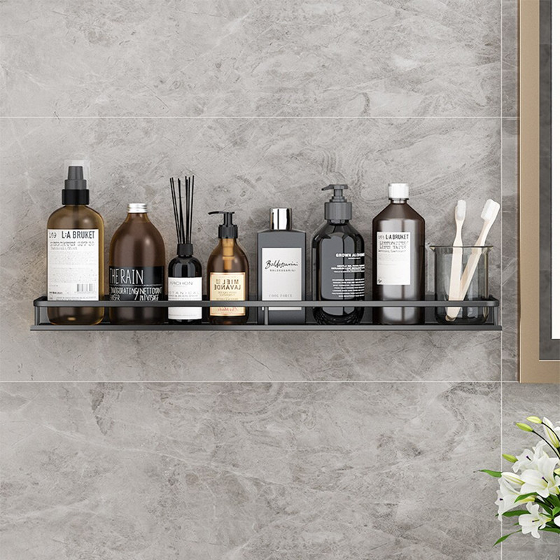 Raft de baie Raft de depozitare pentru duș Suport pentru șampon Raft organizator de toaletă montat pe perete Raft de colț din aluminiu Accesorii pentru baie