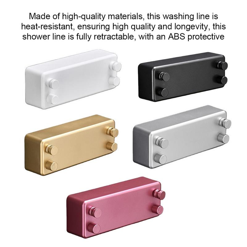 Drabužių linija Džiovintuvas Vonios kambario aksesuarai Džiovintuvas Baltas/Juodas/Auksinis/sidabrinis rūbų linijinis skalbinių džiovintuvas Dvisluoksnis