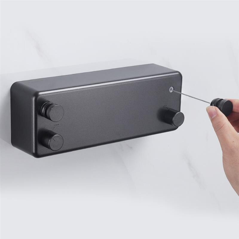 Drabužių linija Džiovintuvas Vonios kambario aksesuarai Džiovintuvas Baltas/Juodas/Auksinis/sidabrinis rūbų linijinis skalbinių džiovintuvas Dvisluoksnis