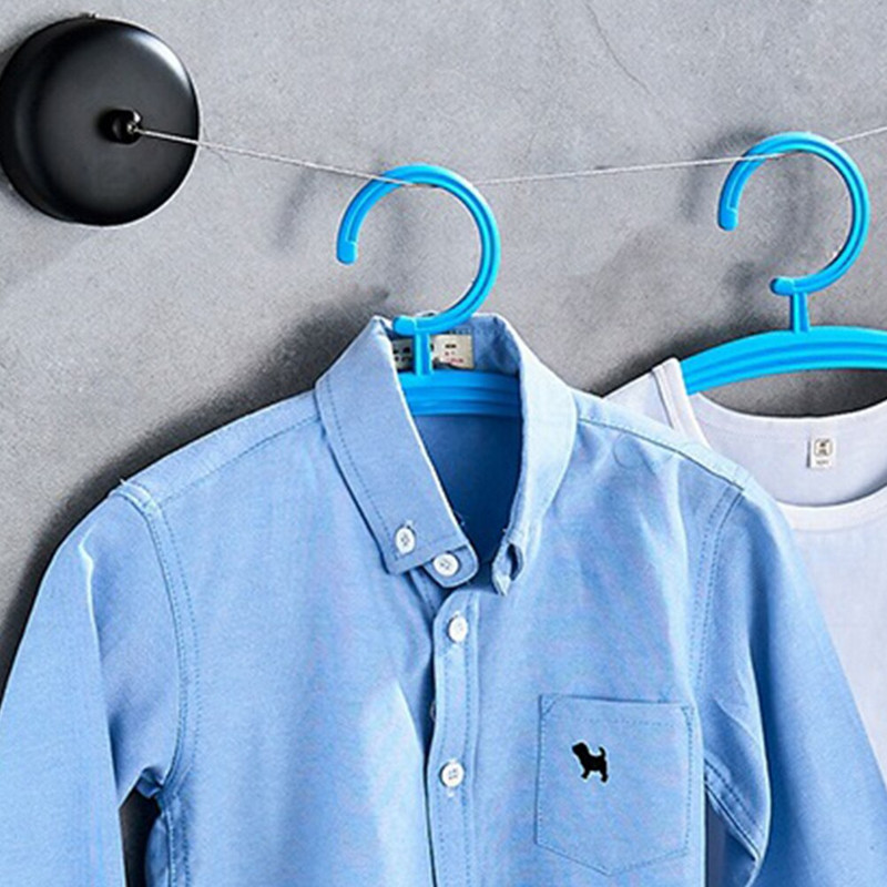 Ruhák akasztókötél Fürdőszoba Ruhazsinór Tartozék Behúzható