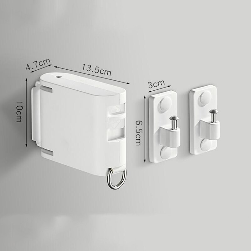 Konop za rublje na uvlačenje Zidni unutarnji prostor za vanjsko pranje odjeće Vješalica Linija za sušenje rublja Balkon Nevidljive linije za sušenje