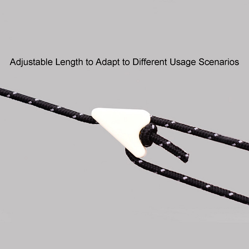 Utazási ruhazsinór kemping zsinór akasztó Utazási mosoda Ruhazsinór kültéri ruházati zsinór Kötél akasztókhoz Fényvisszaverő