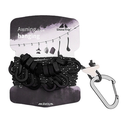 Utazási kötél állítható sátor Ruhazsinór kültéri szárításhoz Állítható kempingzsinór ruhaszárításhoz