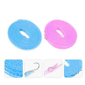 Rope Clothesline Line Camping Mosás MosodaKültéri Nylon ruhaszárító állvány Elasztikus Szélálló