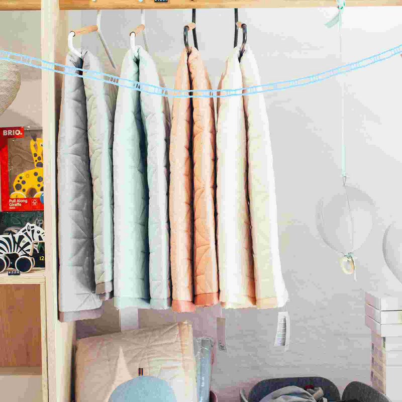 Rope Clothesline Line Camping Mosás MosodaKültéri Nylon ruhaszárító állvány Elasztikus Szélálló
