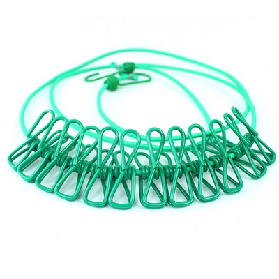 Ruhaszárítás Beltéri utazókötél Ruhák Eszközök Kültéri Multifunkciós Hordozható Szélálló Zsinór állvány Akasztó Kempingruha