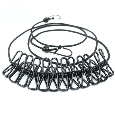 Uže Vjetrootporna tkanina Prijenosni stalak Sušenje za kampiranje Putovanje U zatvorenom prostoru Višenamjenski Konop za odjeću na otvorenom Alati Vješanje Konop za odjeću