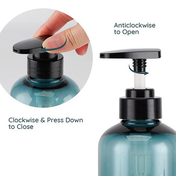 3 τμχ Σετ μπουκαλιών διανομής υγρού σαπουνιού Hand Sanitizer Bottle Shampoo Body Wash Shower Gel Bottle Outdoor Travel Tools 300ML/500ML
