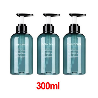 3db folyékony szappan adagoló flakon készlet kézfertőtlenítő palack sampon testmosó tusfürdő flakon kültéri utazási eszközök 300ml/500ml
