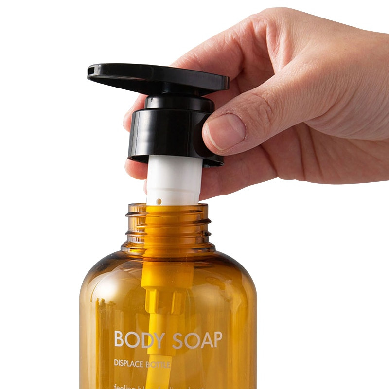 3 vnt / rinkinys Muilo dozatoriaus buteliukas vonios kambario šampūno buteliukas Didelės talpos preso tipo losjonas kūno muilo tuščias buteliukas rinkinys