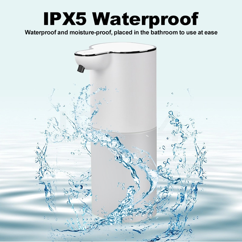 Automatikus érzékelős szappanadagoló Érintés nélküli infravörös érzékelő USB töltőhab folyékony szappanadagoló kézfertőtlenítő fürdőszobai