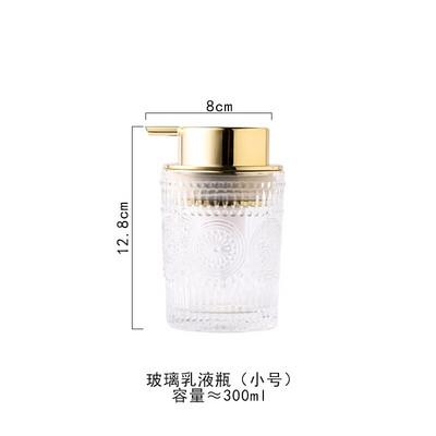 300/400 ml-es üvegszappan adagoló fürdőszobai hab hab üres utántöltő alápalackozás kézfertőtlenítő tusfürdő fürdőszobai kiegészítők készlet