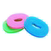 Nešiojama, neslystanti, vėjui atspari drabužių linija, skirta tvorai