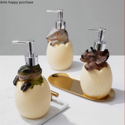 Sticle de loțiune în formă de dinozaur Flacon de 560 ml pentru dezinfectant pentru mâini Șampon de baie Sticle de gel de duș Sticle goale Dispenser de săpun