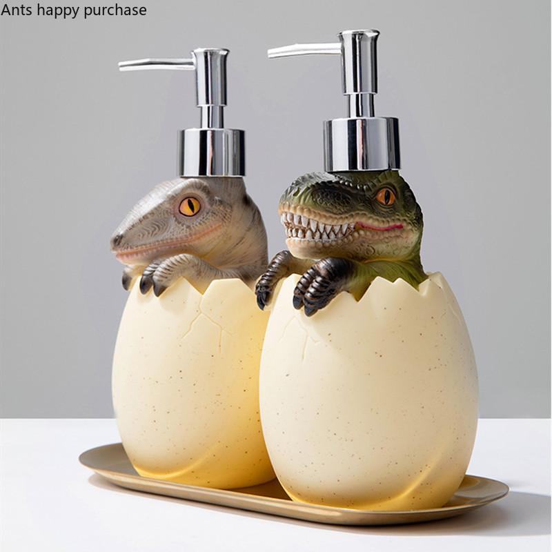 Dinosaur Shape Lotion Palack 560ml Kézfertőtlenítő Palack Fürdősampon Tusfürdős Üres Palackok Szappan adagoló
