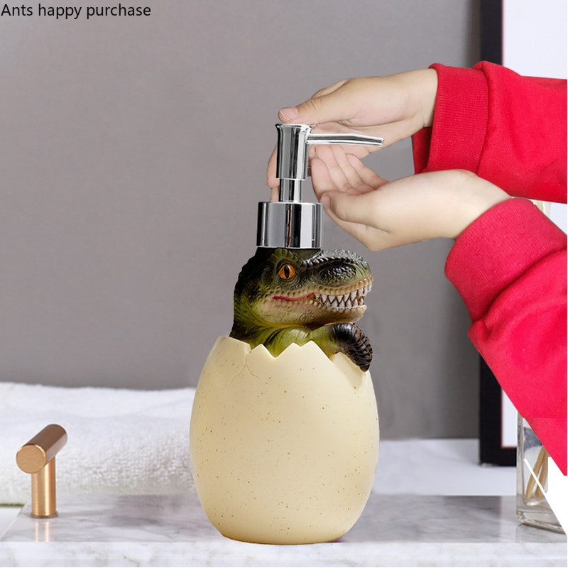 Dinosaur Shape Lotion Palack 560ml Kézfertőtlenítő Palack Fürdősampon Tusfürdős Üres Palackok Szappan adagoló