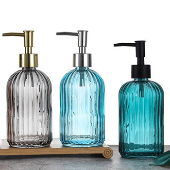 Color Clear Soap Dispenser Bottle Refillable Liquid Hand Shampoo Dispenser for Bathroom Dispenser