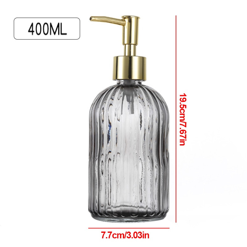 Színes átlátszó szappanadagoló flakon újratölthető folyékony kézi szappan sampon adagoló fürdőszobai konyhához