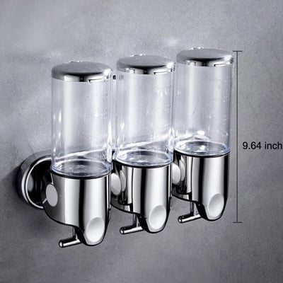 1-3 buc Dozator de săpun de baie de 500 ml Suport pentru dezinfectant pentru mâini Suport pe perete Dispenser de șampon lichid pentru duș Accesorii pentru baie