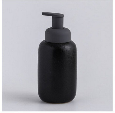 Fürdőszoba kerámia hab adagoló/nyomóhabpalack/buborékos szappanadagoló/porcelán tusfürdős flakon konyhába 360ml