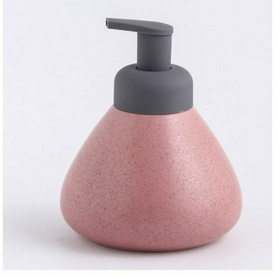 Fürdőszoba kerámia hab adagoló/nyomóhabpalack/buborékos szappanadagoló/porcelán tusfürdős flakon konyhába 360ml