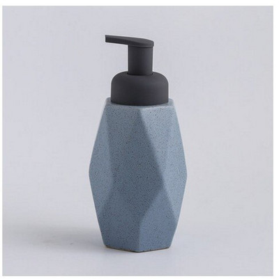 Fürdőszoba kerámia hab adagoló/nyomóhabpalack/buborékos szappanadagoló/porcelán tusfürdős flakon konyhába 360ml