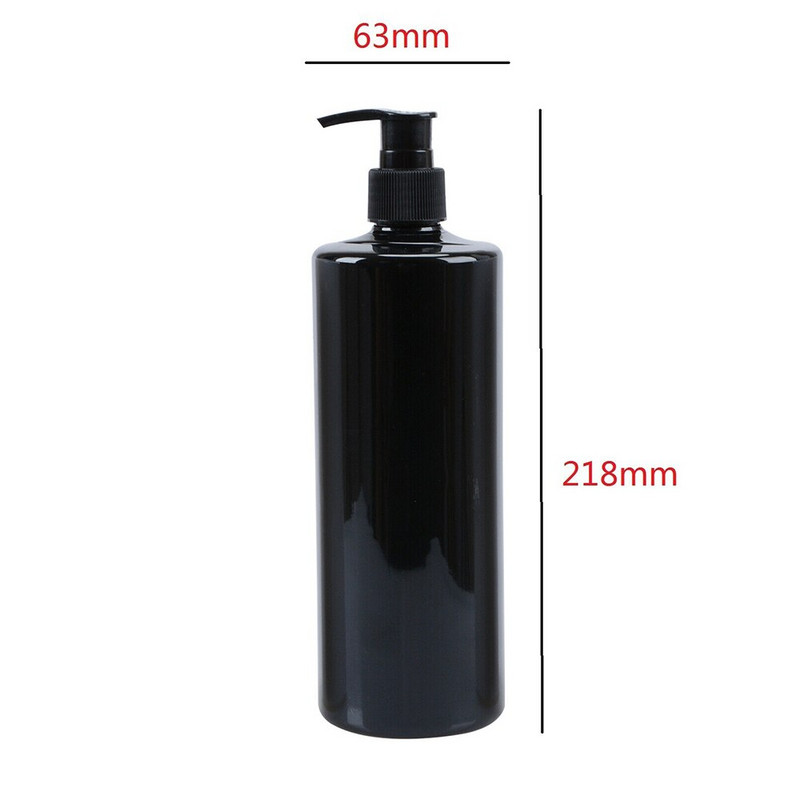 3/4 DB 500 ml-es üres palackos lotionpumpa PET műanyag újratölthető gél szappanadagoló sampon fürdőszobai szalon bőrápoláshoz