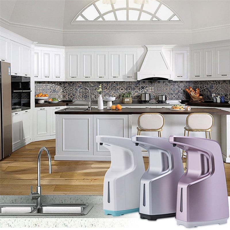 PUPWONG muilo dozatorius, automatinis prisilietimas, automatinis išmanusis jutiklis, skysto rankų dezinfekavimo priemonės dozatorius virtuvės vonios kambariui